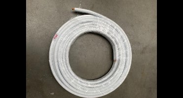 airco koel leiding 1/4-1/2  inch 20 meter zonder wartels ( geisoleerd) airco accesoires