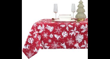 Unique Living - Kerst Tafelkleed - Kerst - Hein 150x250cm Red