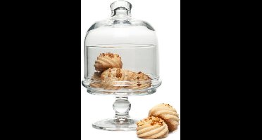 Pasabahce mini glazen patisserie voorraadpot met deksel