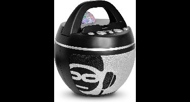 iDance BB10K Bluetooth Party Box met Disco LED-verlichting - Zwart/Grijs