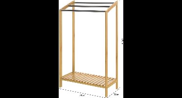 Casaria Handdoekenrek met spijlen -