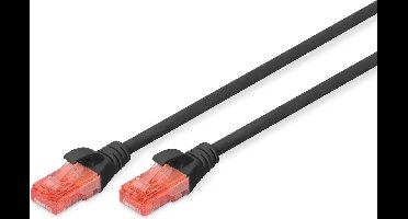 Digitus - CAT 6 U-UTP Netwerkkabel - Zwart - 2 meter