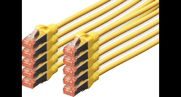 CAT6 sFTP kabel 5 meter Geel - 10 stuks