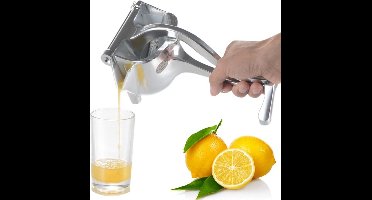 Ntech Citruspers - Citroenpers RVS - Limoenpers - Sinaasappel juicer - Handpers - Handmatige Fruitpers -Handcitruspers - Citrusknijper RVS