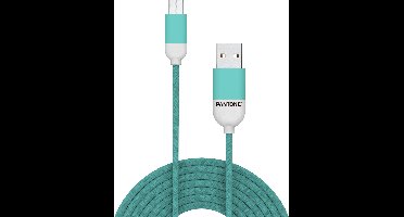 Micro-USB Kabel, Mintgroen - Rubber - Celly | Pantone