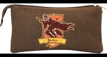 Karactermania - Harry Potter - Potter-Triple HS Roletui - Potloden etui - Pennenetui - Bruin