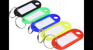 New Age Devi - Sleutellabels kleurassorti - 10 stuks