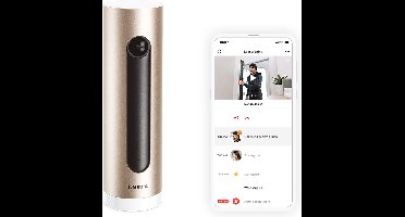 Netatmo Slimme Binnencamera - WiFi Beveiligingscamera - Bewegingsdetectie - Nachtzicht - werkt met Google Home, Alexa en Apple Homekit - 1 Stuk