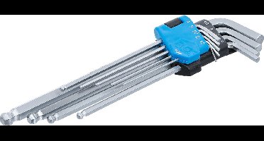 BGS Stiftsleutelset extra lang inbus met kogelkop 1,5 - 10 mm 9 delig