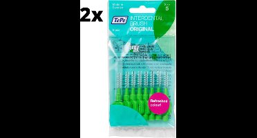 TePe Ragers Groen 0,8mm - 2 x 8 stuks - Voordeelverpakking