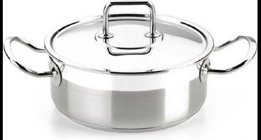 Kookpot BRA Braisogona_A340355 (24 cm) Staal Roestvrij staal 3 L 75 L Roestvrij staal 18/10