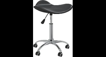 vidaXL - Kantoorstoel - kunstleer - zwart