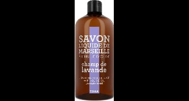 Terra - Savon Liquide de Marseille- 1 liter - Champ de Lavande - Zeep - Lavendel