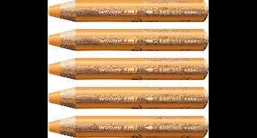 STABILO Woody 3 in 1 - Multitalent Potlood - Goud - Doos Met 5 Stuks