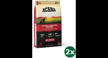 2x17 kg Acana dog sport & agility hondenvoer