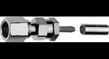 Telegärtner J01171A0011 J01171A0011 SMC-connector Bus, recht 50 Ω 1 stuk(s)