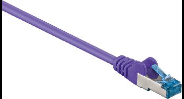 S/FTP CAT6a 10 Gigabit netwerkkabel / paars - LSZH - 3 meter