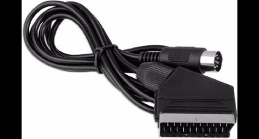 Scart AV kabel voor SEGA Mega Drive, Genesis en Master System (V-pin versie) - 1,8 meter