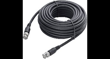 Sygonix SY-4714552 Video Verlengkabel [1x BNC-stekker - 1x BNC-stekker] 10.00 m Zwart