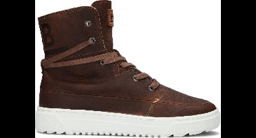 HUB Chess 3.0 Sneakers - Leren Sneaker - Dames - Cognac - Maat 36