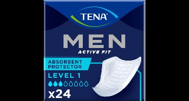 Inlegger Tena Men, Level 1, per 6 x 24 stuks