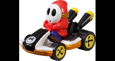 Hot wheels super mario kart voertuig Shy guy