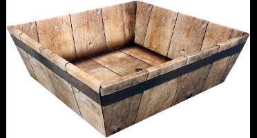 Bierverpakking | Biermand | Beer barrel | Golfkarton | 31x29x10cm | beige | 10 stuks