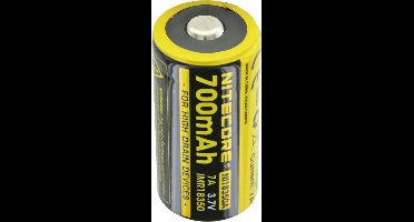 Nitecore Batterij IMR18350 Li-Ion 700mAh Button Top Oplaadbaar voor de EC11