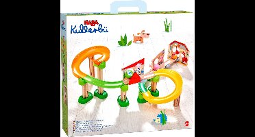 HABA Kullerbü Knikkerbaan Jonge Dieren - Stimuleert motorische vaardigheden - Kom snel!