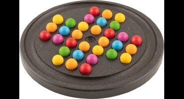 Goki Solitaire Houten Kogels 20 Cm Donkerbruin