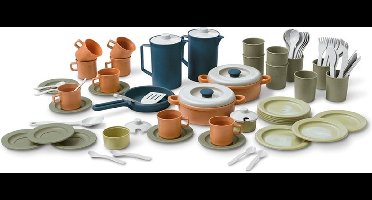 Dantoy Koffie- en eetservies in bioplastic (79st)