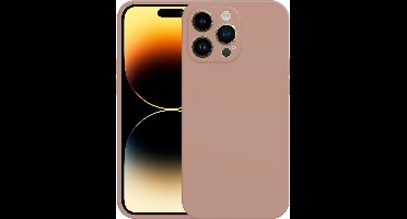 Just in Case hoesje geschikt voor iPhone 14 Pro Max Hoesje - Color Backcover - Roze