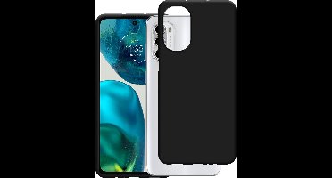 Just in Case hoesje geschikt voor Motorola Moto G52 Hoesje Siliconen - Flexibele Case - Zwart