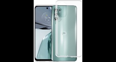 Just in Case hoesje geschikt voor Motorola Moto G62 (5G) Hoesje Siliconen - Flexibele Case - Transparant