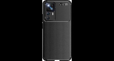 Just in Case hoesje geschikt voor Xiaomi 12T Pro - Rugged TPU - Zwart