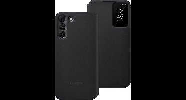 Samsung - Clear View Cover - Galaxy S22 Plus - Black