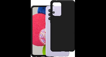 Just in Case hoesje geschikt voor Samsung Galaxy A52 (4G/5G) / A52s Hoesje Siliconen - Flexibele Case - Zwart