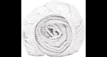 Coco & Cici - Tencel Sateen Hoeslaken 90 x 200 cm - 1 Persoons Beddengoed - Lyocell - Elastiek Rondom - Wit - Extra Zacht