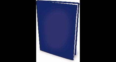 Benza - Rekbare boekenkaften - Voor A4 boeken met een harde kaft - Blauw - 8 stuks