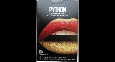 Maybelline New York - Python metalen lippenstiftset - 05 Rouge Or Passionné