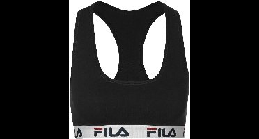 Fila - Woman Bra Elastic Band - Zwarte Sport Top - XL - Zwart