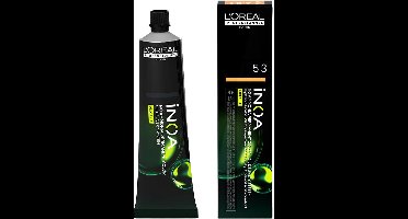 Permanente Kleur L'Oreal Professionnel Paris Inoa Color Nº 5.3 Licht Goudbruin (60 g)