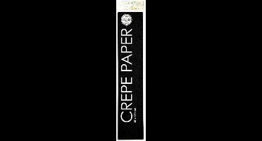 Crepepapier 50x250 cm C19 zwart pak a 12 rol