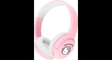 Hello Kitty - draadloze kinderkoptelefoon - volumebegrenzing - lange batterijduur - microfoon (licht roze)