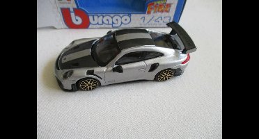 MINIATURE PORSCHE 911 GT2 RS B BURAGO 1/43° GREY