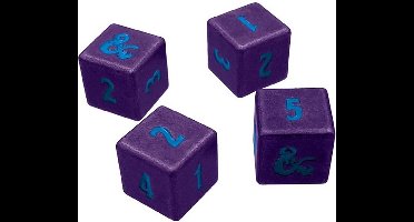 Heavy Metal Underdark 4x D6 Dice Set for D&D: Purple