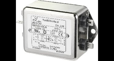 TRU COMPONENTS TC-10471948 Ontstoringsfilters 250 V/AC 10 A 1.2 mH (l x b x h) 75 x 51 x 37 mm 1 stuk(s)