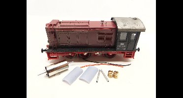 micromotor HLM003G motor ombouwset voor Lima V 36, V 236, WR 360C14, SNCB 231001, FS D236, DR BR 106