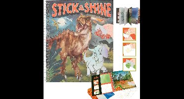 Depesche - Dino World kleurboek Stick & Shine