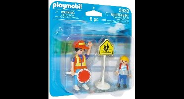 PLAYMOBIL Duo Pack Verkehrshelfer und Schulkind - P-5939